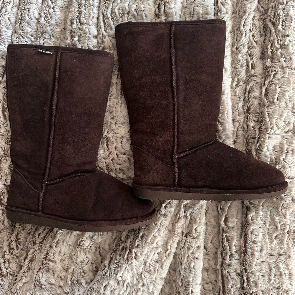 BearPaw Dark Brown Winter Boots
